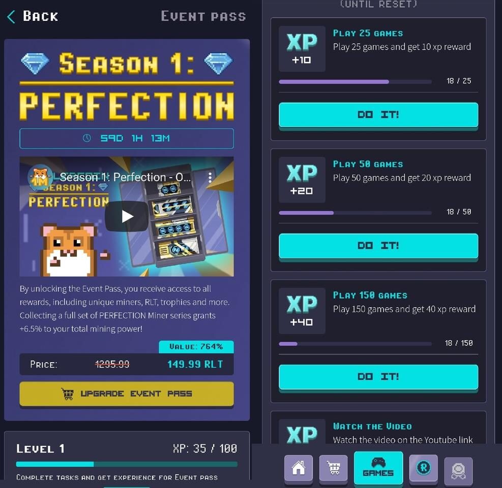 RollerCoin - майнинг игра с выводом в криптовалюте