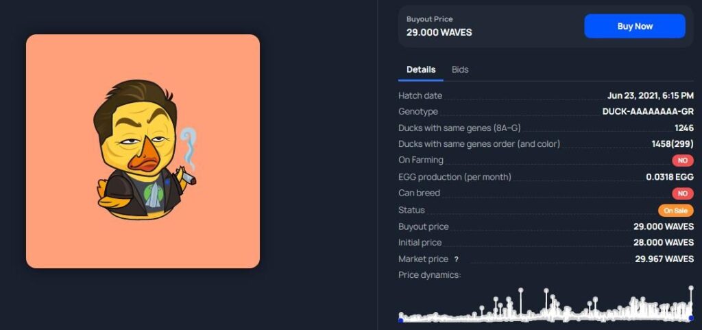 Утиная ферма с NFT токенами Wavesducks - регистрация, заработок и отзывы